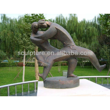 Escultura humana de cobre para la decoración del jardín